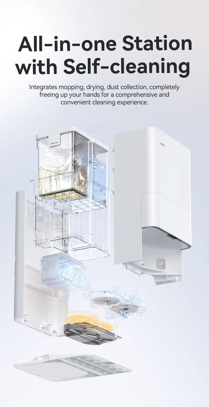 JONR P20 Pro Robot Vacuum Cleaner - 8000Pa Mop and Vacuum with Self-Cleaning Station