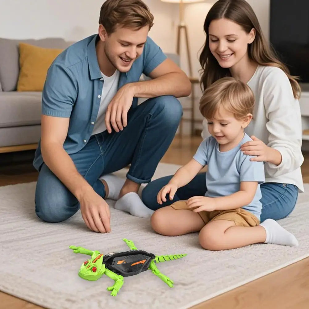 Electric Remote Control Wall Climbing Toy Intelligent Charging Wall Climbing Gecko Simulated Animal Model Boy Toy Christmas Gift