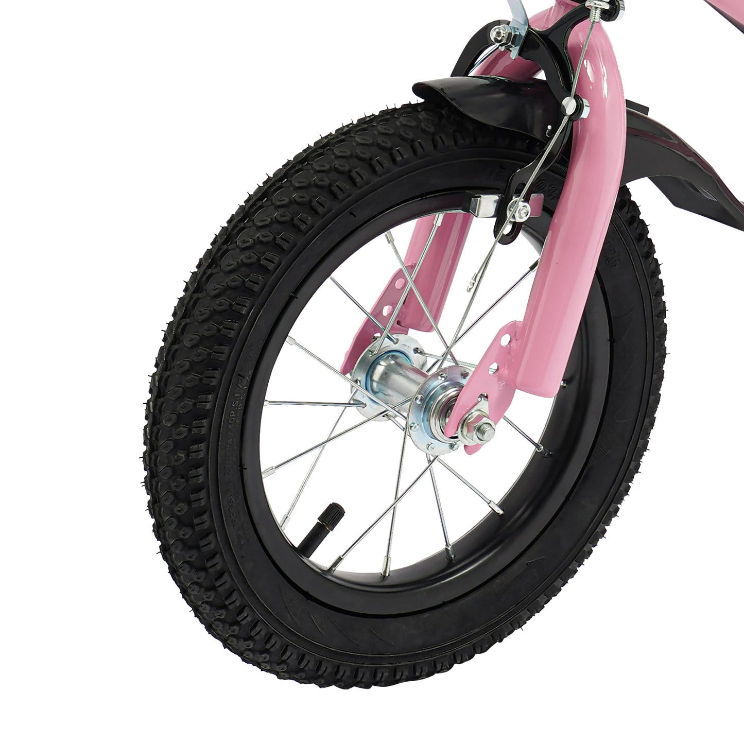 12 Inches Children's Bicycle with Training Wheels, Bottle Holder, Basket| Blue/Red/Pink Kids Bike for 2-5 Years