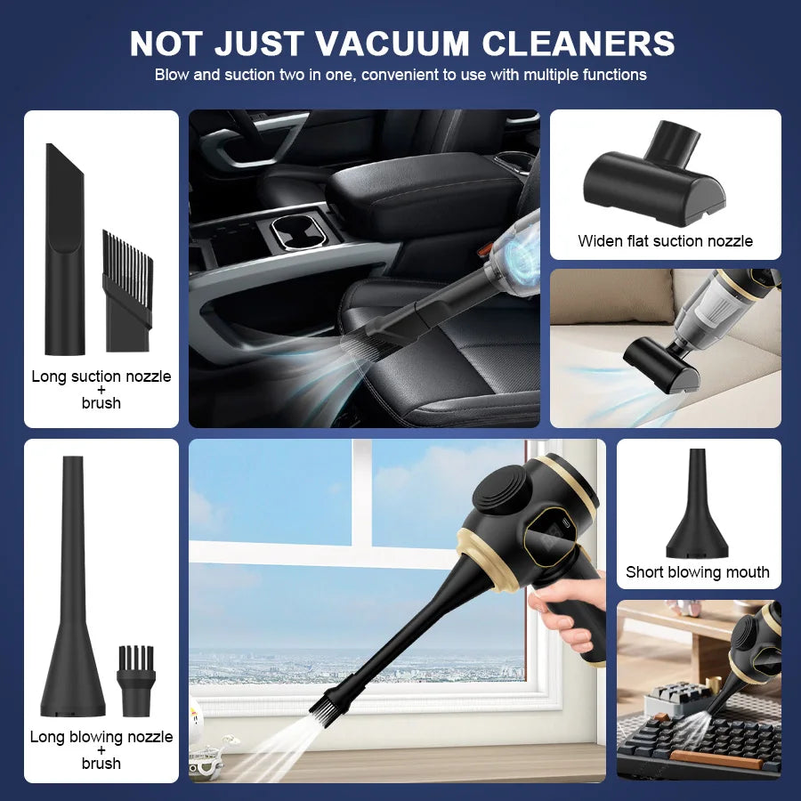 ABS Wireless Car Vacuum Cleaner - Household Appliance - Sofa - Office - High Power - Household Cleaning Machine - Carpet Cleaner