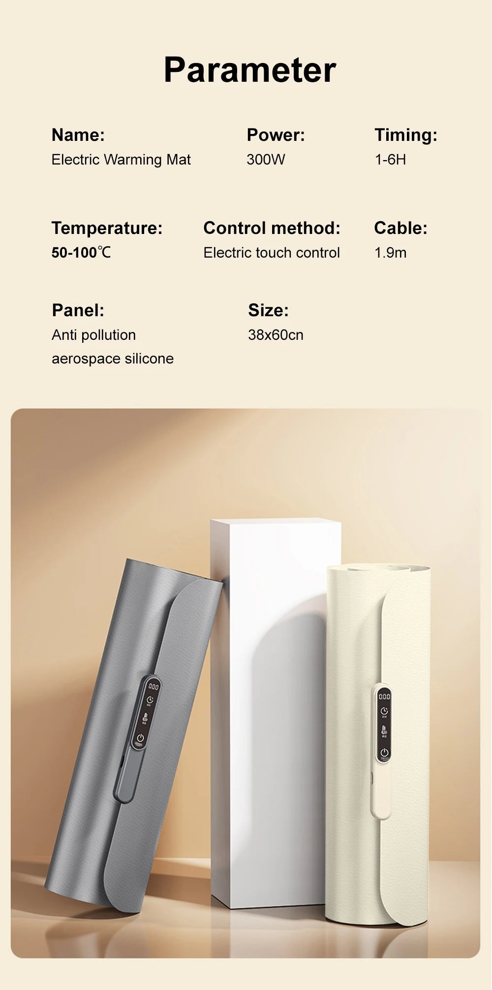 Piastra Riscaldante Elettrica Pieghevole - Scaldavivande Rapido in Silicone