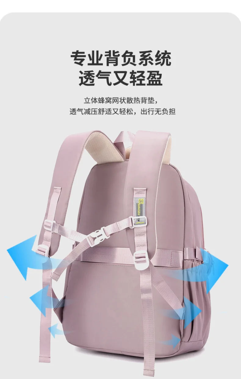 Zaino Impermeabile Scuola Ragazze - Borsa Viaggio Bambini Adolescenti