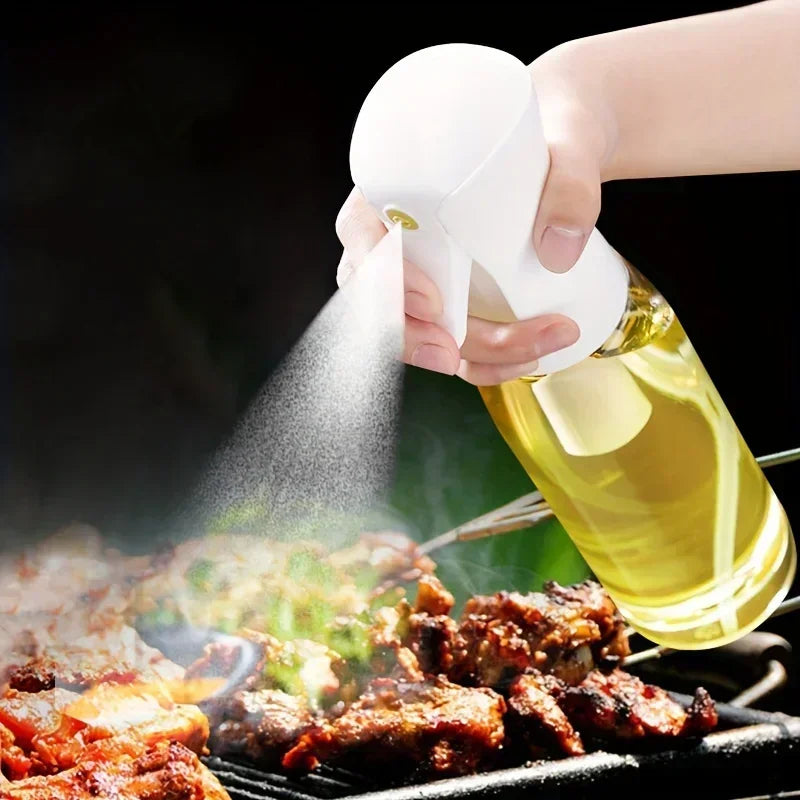 Spray Olio d'Oliva Premium - Dispenser Nebulizzatore 300ml per Cucina, BBQ e Campeggio