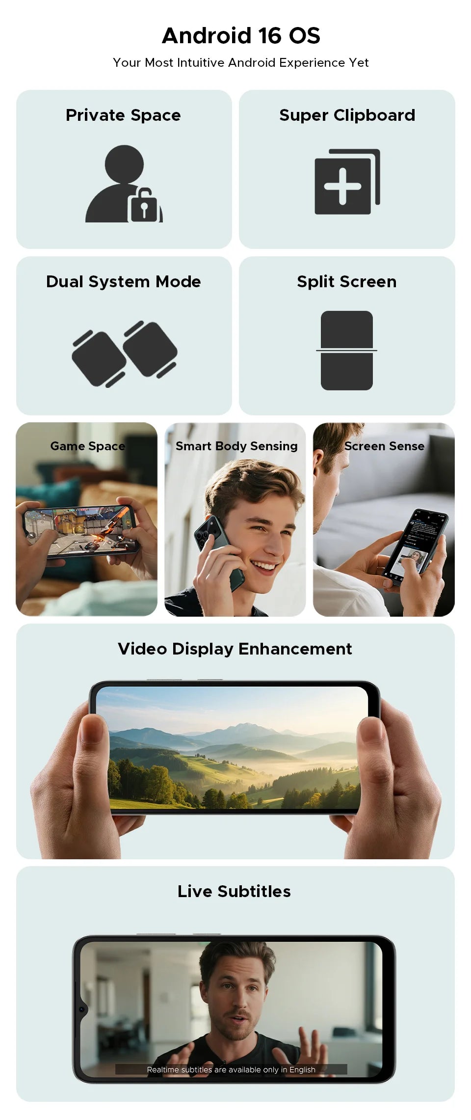 DOOGEE Note56 Pro Smartphone 32GB + 128GB Android 16 6150mAh Batteria 6.56 ''90Hz Schermo 13MP + 8MP Widevine L1 NFC Telefono cellulare