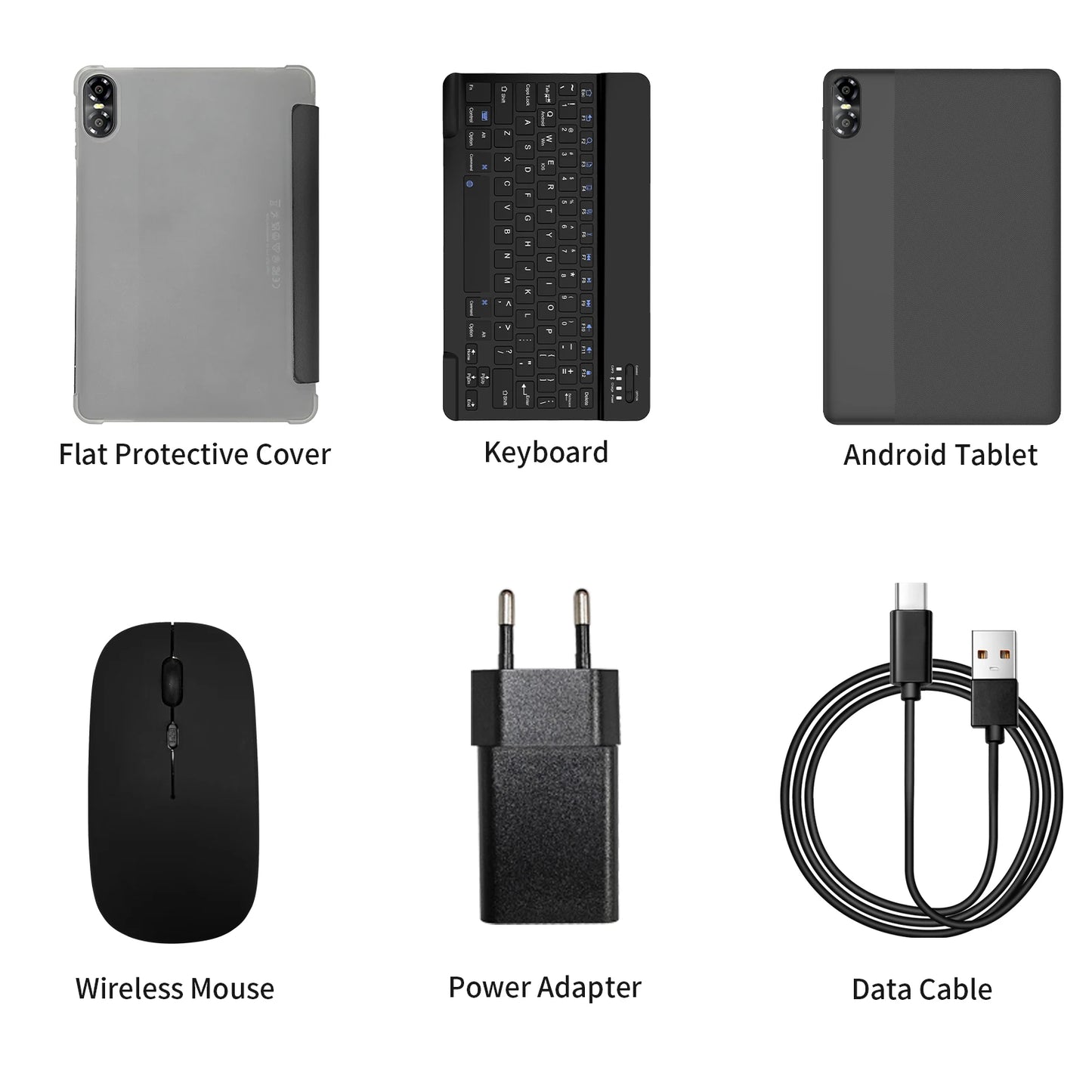 10.1" Android Tablet with Octa-core Processor 8GB(4+4GB Virtual) RAM 64GB ROM HD IPS Touchscreen, Wi-Fi 6, BT 5.0, Dual Camera