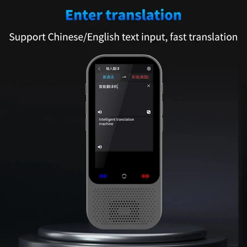 S80 Pro 138 Language Intelligent Translation Machine Intelligent Recording 19 Offline Real-time Chat GPT AI Voice Photo Translat