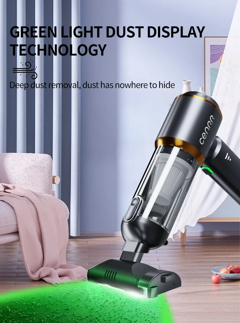 Mini Aspirapolvere Portatile Cordless per Auto e Casa – Potente, Senza Fili, con Filtro HEPA