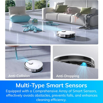 ILIFE A30 PRO 5000Pa Suction, Robot Vacuum and Mop Combo, Self emptying, 60 day capacity, App/remote, 180 minute running time