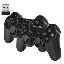 Double Happiness: 2.4G wireless gamepad set, easily team up and play games.Two people can enjoy classic games together.