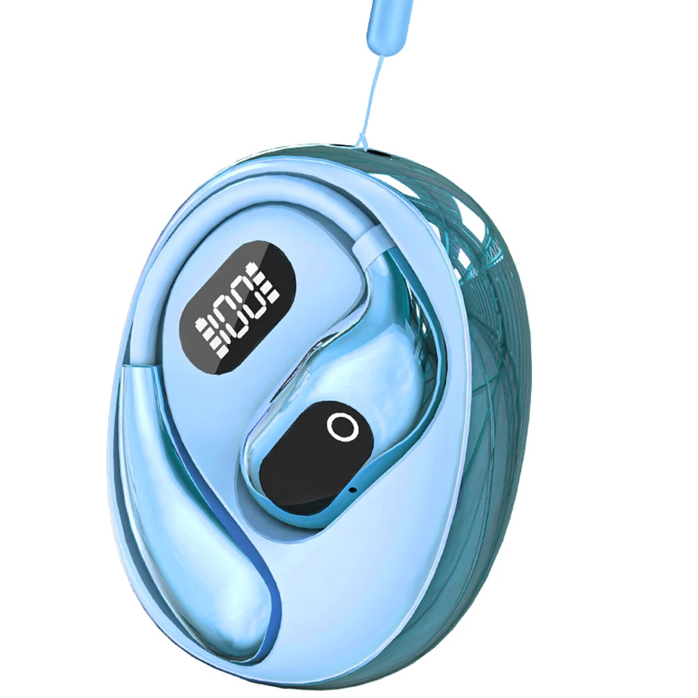 AI Intelligent Translator Earbuds Bluetooth-Compatible 5.3 Translation Earphones Open Ear Headphones for Sports Business Travel