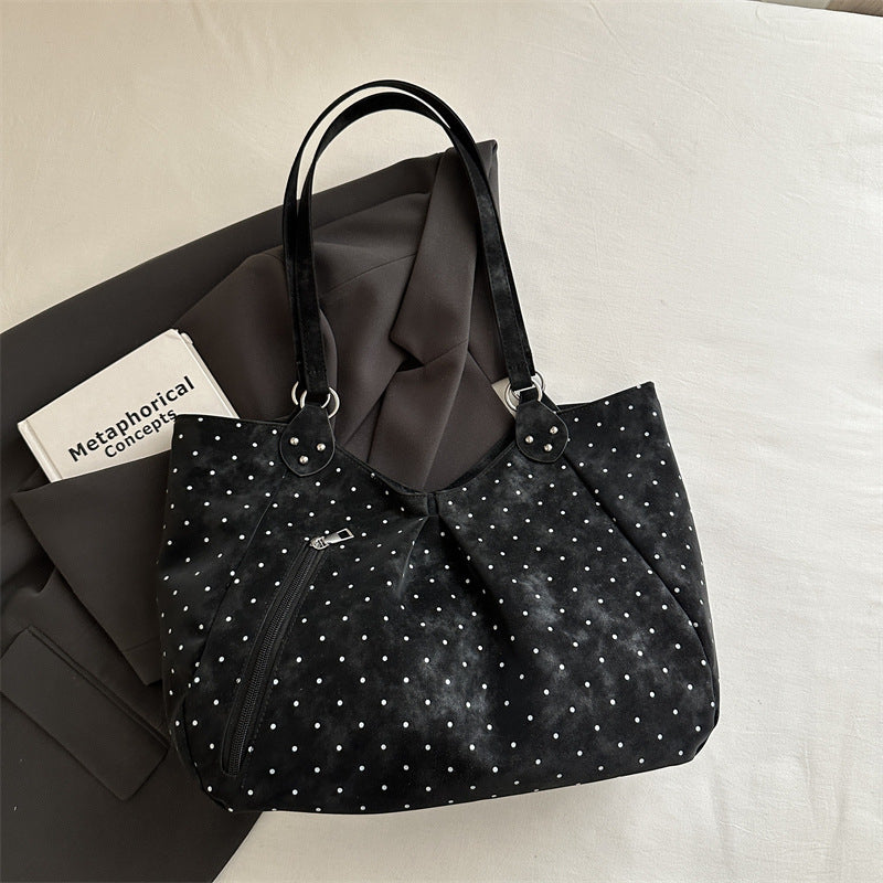 Large-capacity Shoulder And Tote Commuter Casual Bag