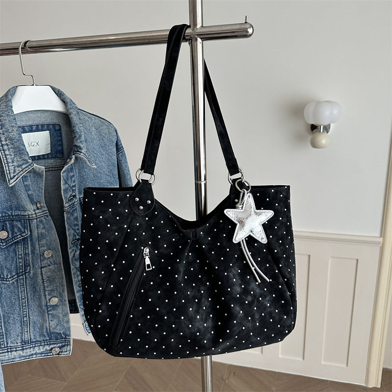 Large-capacity Shoulder And Tote Commuter Casual Bag