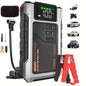 Avviatore Emergenza Auto 12000mAh 6000A con Compressore Aria 150PSI - Jump Starter Power Bank 12V con Display LCD per Auto e Moto